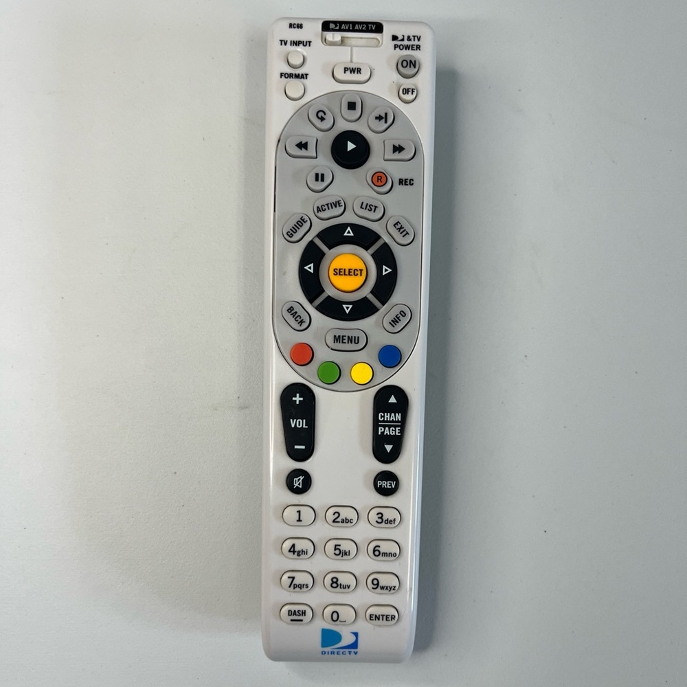 Pre-Owned DirecTV RC66 Remote. Good used condition. See photos. No corrosion!
